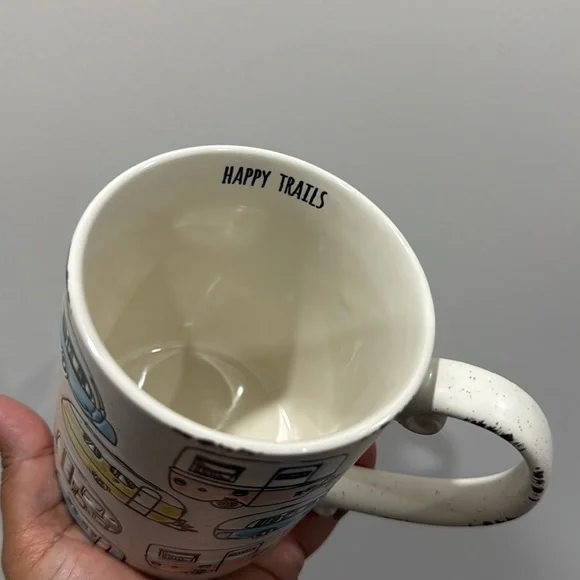 New Happy Trails Camping Mug Coffee Tea - Picture 2 of 2
